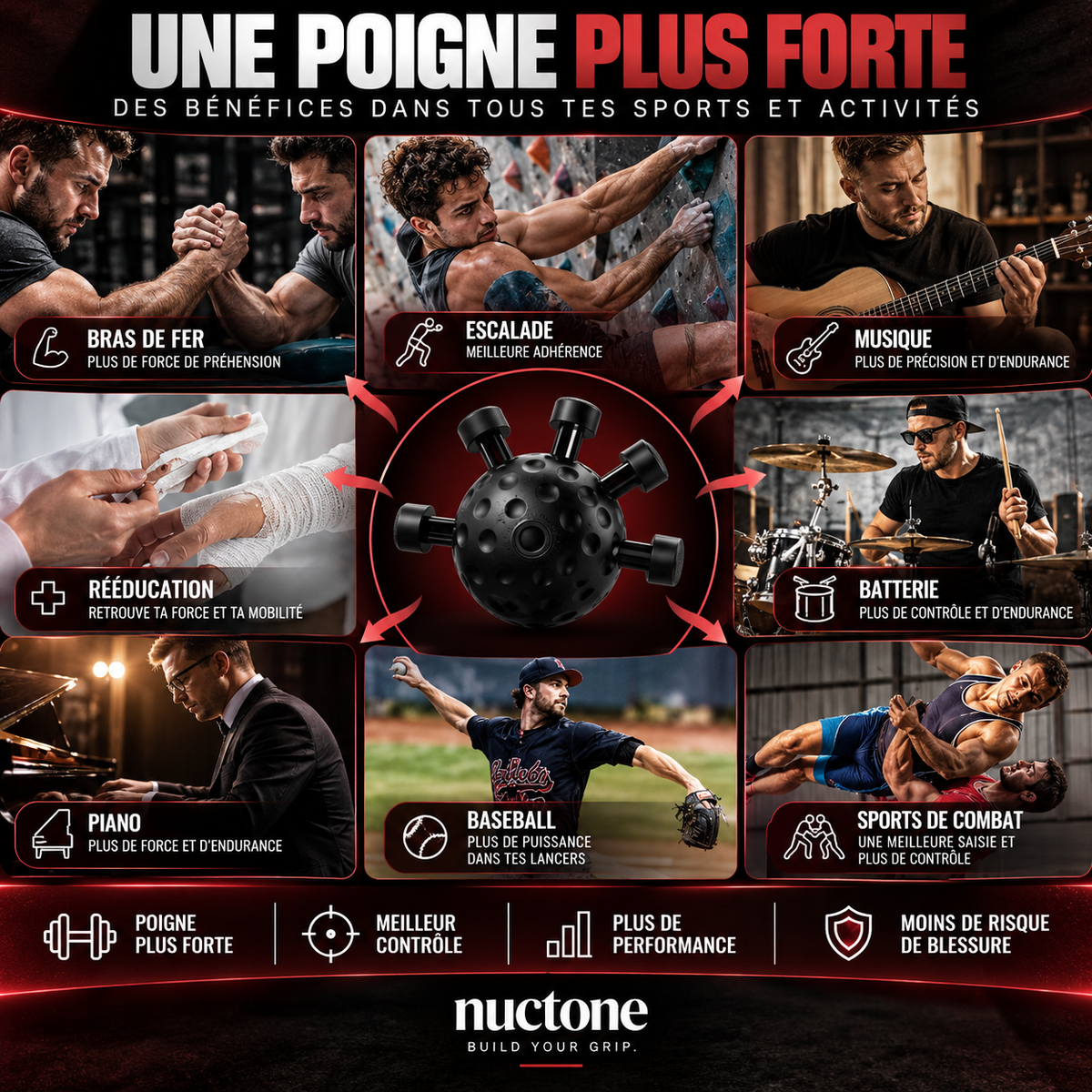 King Grip™ — Renforceur Avant-bras