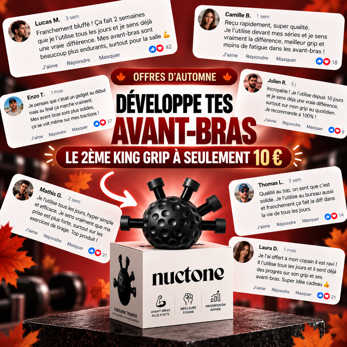 King Grip™ — Renforceur Avant-bras