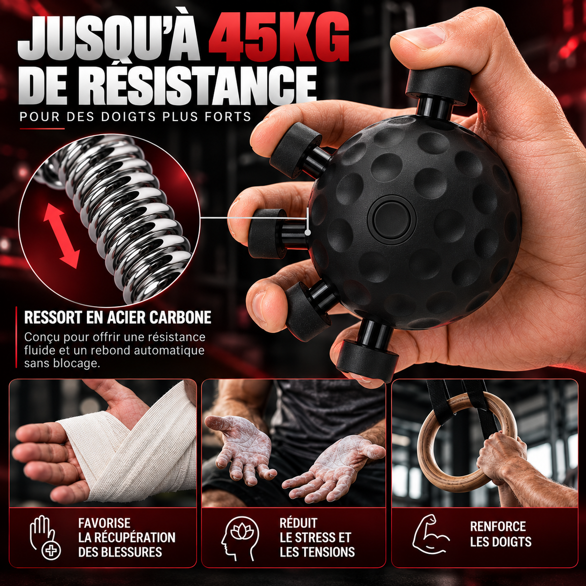 King Grip™ — Renforceur Avant-bras